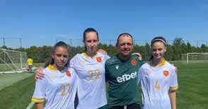 Русенски момичета играха  за националния футболен тим