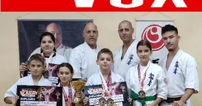 Русенските деца с призови места на румънски карате турнир