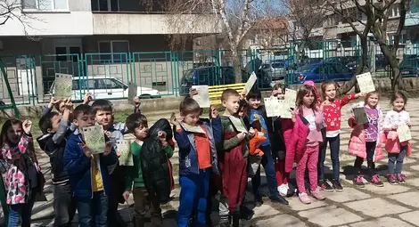 Деца разпознаваха следи  на различни диви животни