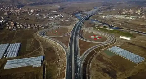 Срути се скат от АМ Струма