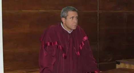 Окръжният прокурор Георги Георгиев говори пред бъдещи юристи за спецификата на професията