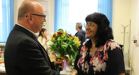 Бившият заместник областен управител на Русе доц. Стефка Караколева празнува 60-годишен юбилей