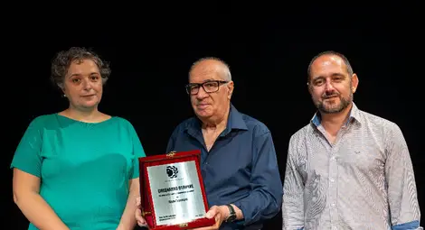 Съюзът на артистите в България отличи Крум Гергицов по повод 50 години творческа дейност