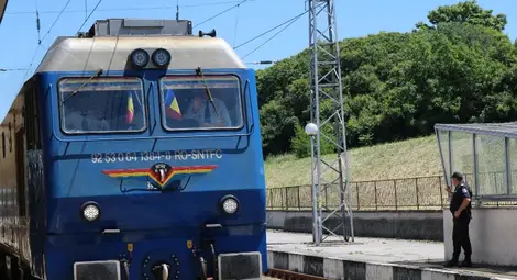 Драгомир Драганов посрещна легендарния влак „Ориент Експрес“ на Централната жп гара в Русе Драгомир Драганов посрещна легендарния влак „Ориент Експрес“ на Централната жп гара в Русе