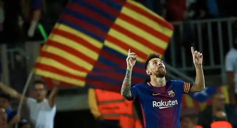 Меси вкара четири на Ейбар и надмина границата от 300 гола на "Камп Ноу"