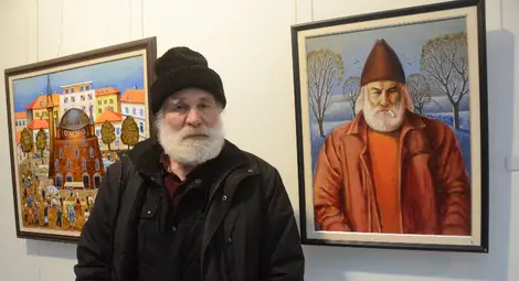 Зелев лист, откъснат от градината, бил първата рисунка на Ради Неделчев