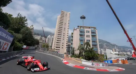 Фетел най-бърз на втората тренировка в Монте Карло Фетел най-бърз на втората тренировка в Монте Карло