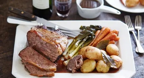 И печеното говеждо влязло в битката на Англия с кулинарния диктат на Франция