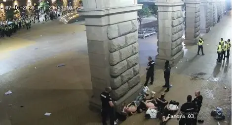 Ужасяващи кадри! Ето как полицията биеше протеста на 10 юли 2020 г.