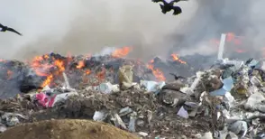 Операторът на сметището ще плати 7000 лева глоба за пожара през февруари