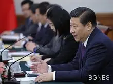 Китайският президент се реди на опашка за сандвич