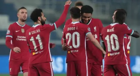 Хеттрик на Диого Жота при футболен рецитал на "Ливърпул" в Бергамо