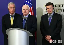 Джон Маккейн поиска по-малко руско участие в "Южен поток"