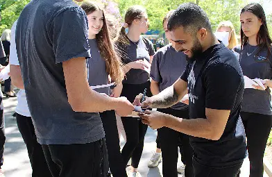 Състезание но спортно ходене в Професионалната гимназия по туризъм в Русе