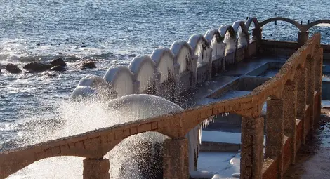 Леден дворец извая студът във Варна /галерия/
