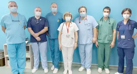 Екипът на отделението по кардиология. Екипът на отделението по кардиология.