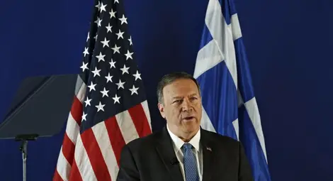 Визитата на Помпео в Гърция вбива клин между ЕС и Русия Визитата на Помпео в Гърция вбива клин между ЕС и Русия