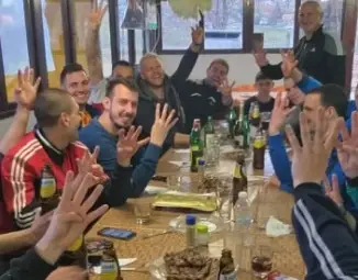 Футболистите на Кулата поляха победата над Долапите Футболистите на Кулата поляха победата над Долапите