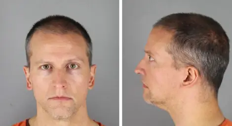 Полицейска снимка на Дерек Шовин.