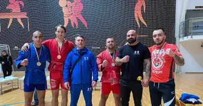 Титли и медали за спартаковци на държавното по бойно самбо