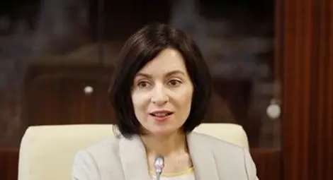 Президентът на Молдова Мая Санду СНИМКА: Ройтерс