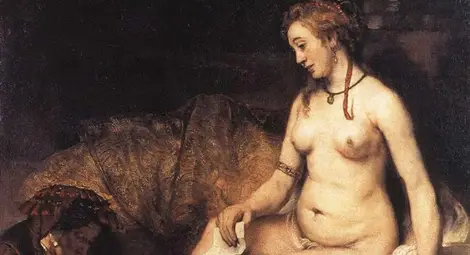 Втората муза на художника Хендрике като Вирсавия.