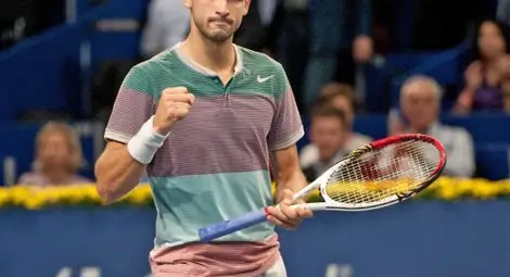 Отличен Гришо измъчи идола си Федерер, но загуби Отличен Гришо измъчи идола си Федерер, но загуби