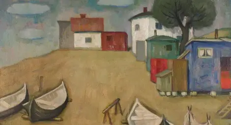 Галерията подрежда изложба от  творби на 57 художници юбиляри