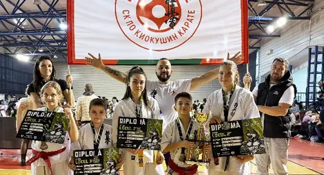 5 от 5 за каратистите на &bdquo;Бушин&ldquo; в Гюргево