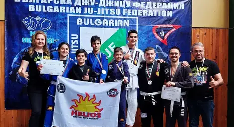 &bdquo;Хелиос&ldquo; с титла и още 5 медала на национално по джу джицу