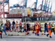 Предупредителна стачка блокира почти напълно главните пристанища на Германия