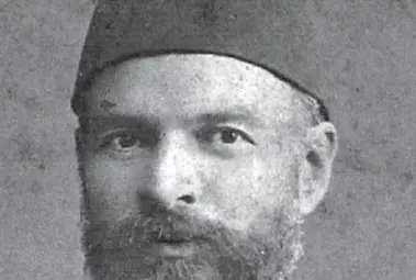 Исмаил Кемал бей. Фотография на албанския фотограф Кел Коджели (Марибу) от 1919 г. от Албанска генерална дирекция на архивите.