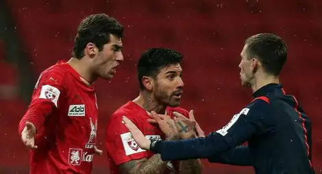 Благой Георгиев се сби на мач