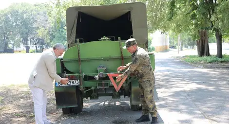 Областният управител Драгомир Драганов се запозна  с готовността на русенския гарнизон за реакция при пожари