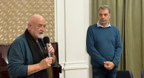 Димитър Липовански и проф. Николай Ненов говорят за проекта, посветен на опазването на живата памет на града.