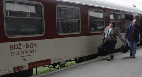 Пожар в нощния влак Варна-София