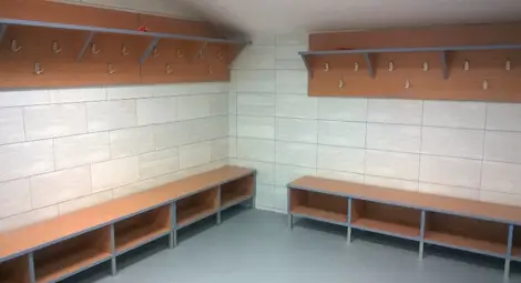 Така изглеждат новите съблекални.                                                                  Снимка: Георги ХРИСТОВ