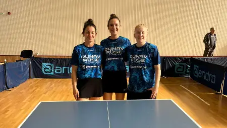Жените и мъжете на "Дунав"-Русе с пълен актив в третия кръг във Висшата лига по тенис на маса