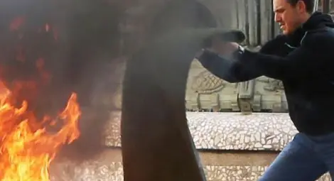 Запалилият се в Сандански е Николай на 48 години