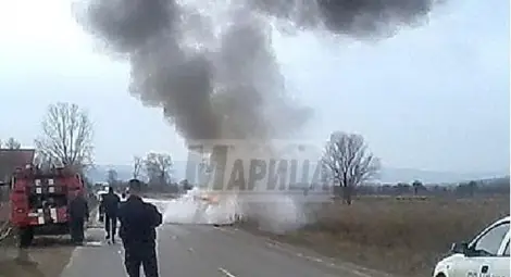 Семейство се взриви в кола-бомба до Пловдив Семейство се взриви в кола-бомба до Пловдив