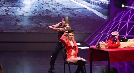 Петко Димитров срещу Симона Пейчева в адреналиновото шоу "И аз го мога" /галерия/