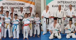 Младоци от „Русе“ на лагер със светила на каратето