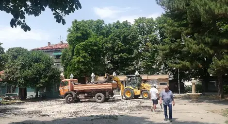 Европейска градинка до Американското пазарче Европейска градинка до Американското пазарче