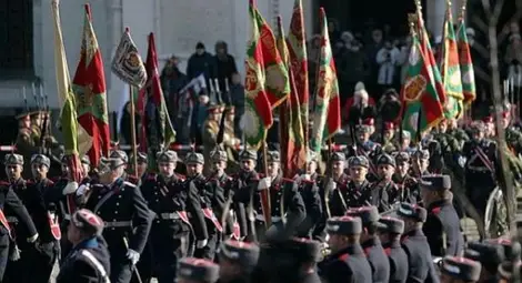 Освещават бойните знамена на Богоявление