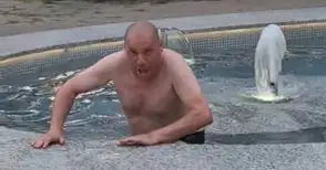 250 лева глоба за любителя на къпането в шадравана на пазарчето „Олимп“