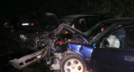 Петима ранени във верижна катастрофа до Разград