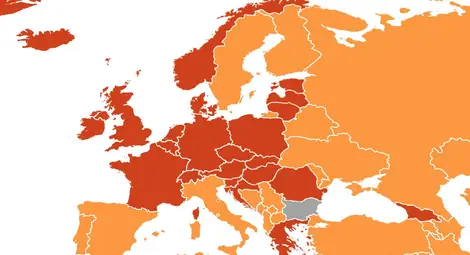 Още държави попаднаха в червената зона за влизане в България Още държави попаднаха в червената зона за влизане в България