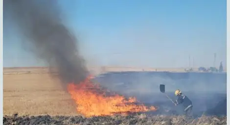 Земеделец обвинява пожарната в прикриване на палеж на стърнища