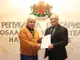 Николай Нанов получи поздравителен адрес от зам. областния управител на Русе Георги Георгиев за дългогодишната си обществена дейност и защитата на патриотични каузи 