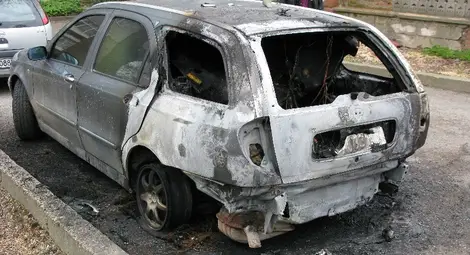 Нощен отмъстител запали кола на площад &bdquo;Македония&ldquo;